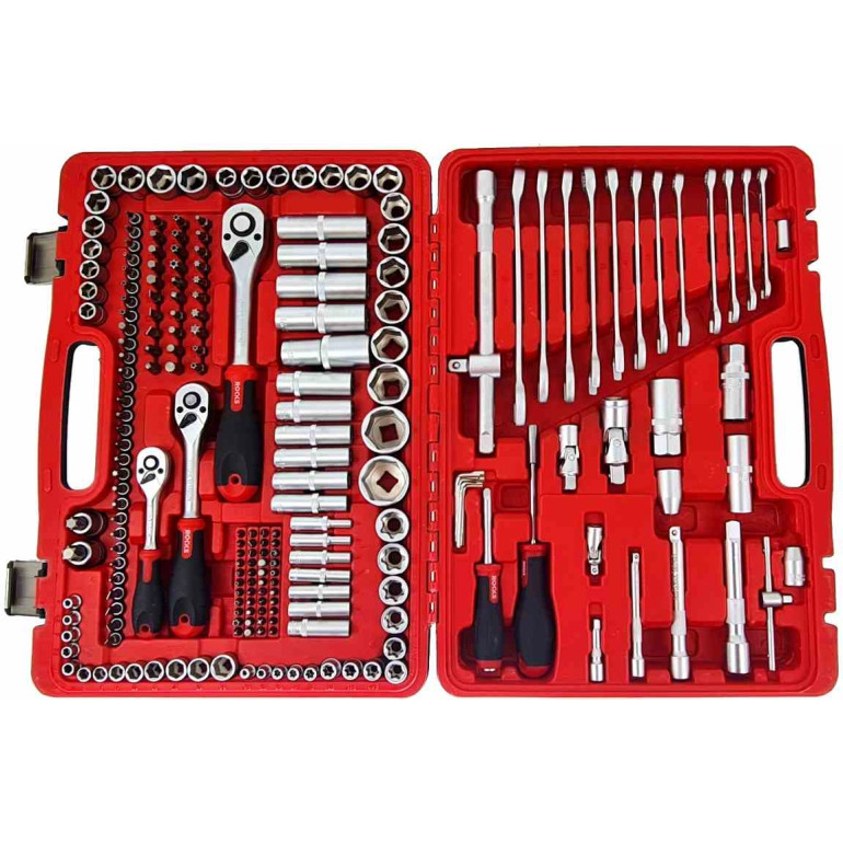 ROOKS Werkzeug-Set 1/2", 3/8", 1/4" – 216-teilig, für Profis ROOKS Werkzeug-Set 1/2", 3/8", 1/4" – 216-teilig, für Profis