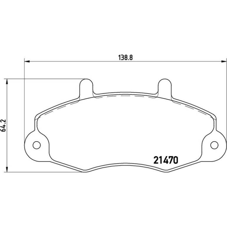 BREMBO Bremsklötze VA P 24 049 BREMBO Bremsklötze VA P 24 049
