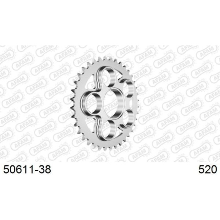 AFAM Kettenrad STAHL 38 Zähne 50611-38 AFAM Kettenrad STAHL 38 Zähne 50611-38