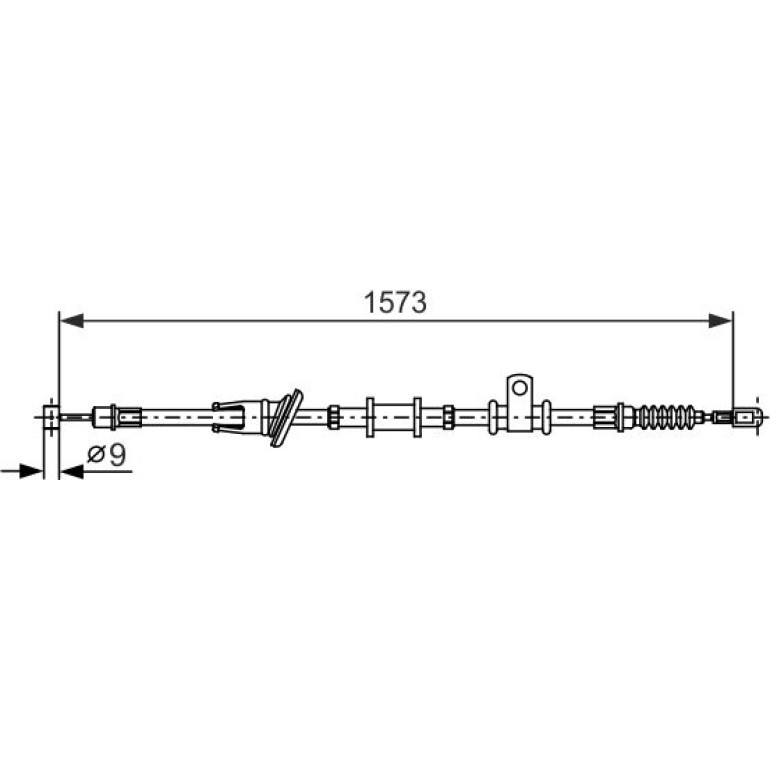Handbremsseil li 1987482399 Handbremsseil li 1987482399