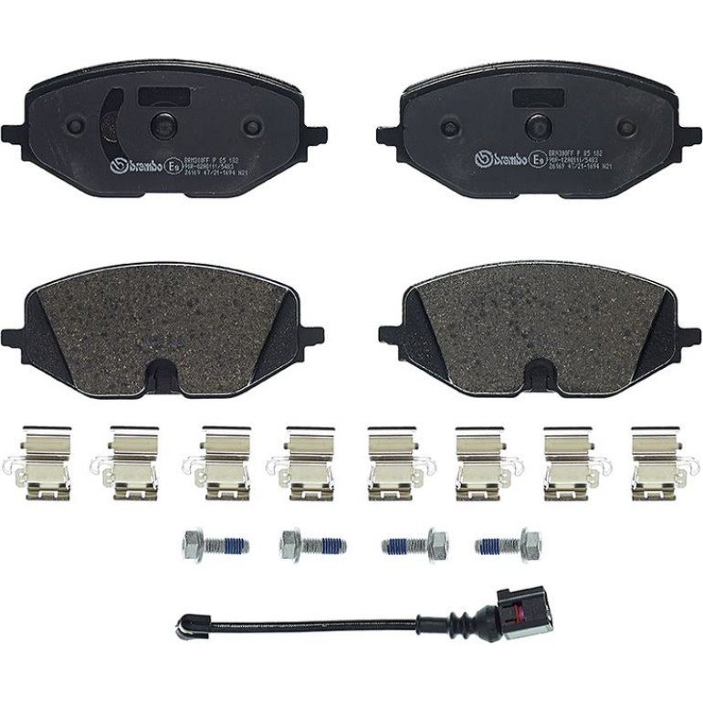 BREMBO Bremsklötze VA P 85 182 BREMBO Bremsklötze VA P 85 182