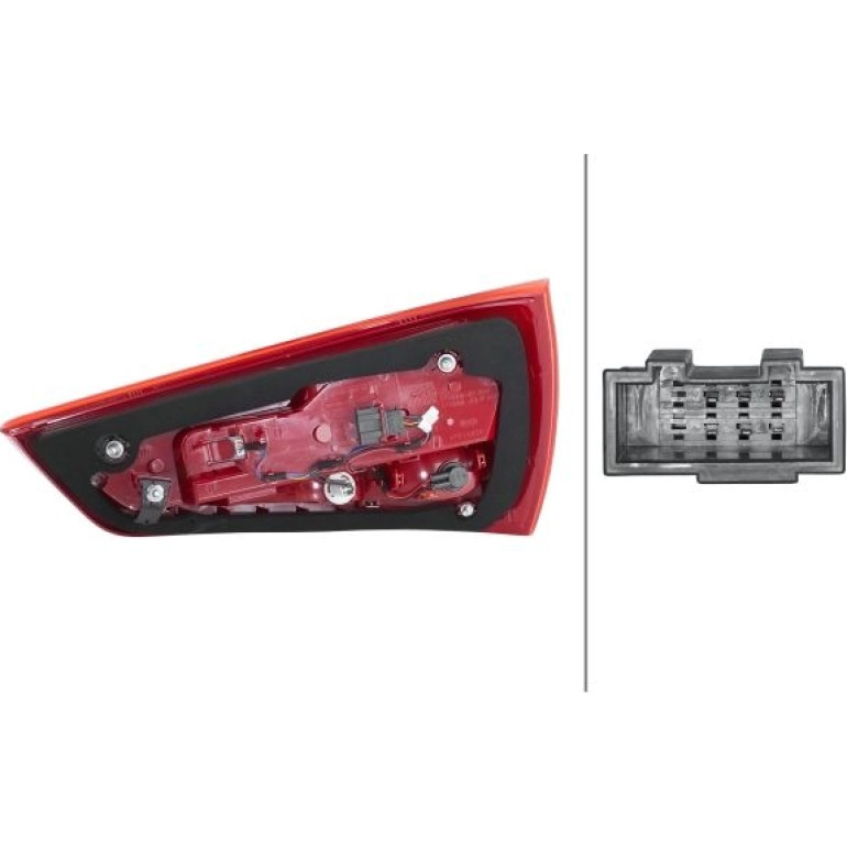HECKLEUCHTE L 12 V HELLA 2SK 010 437-091 HECKLEUCHTE L 12 V HELLA 2SK 010 437-091