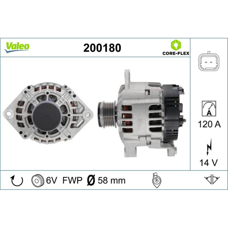 VALEO Generator 200180 VALEO Generator 200180