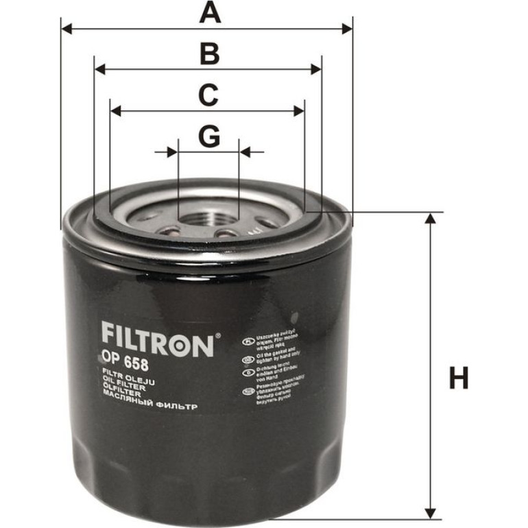 FILTRON Ölfilter OP 658 FILTRON Ölfilter OP 658