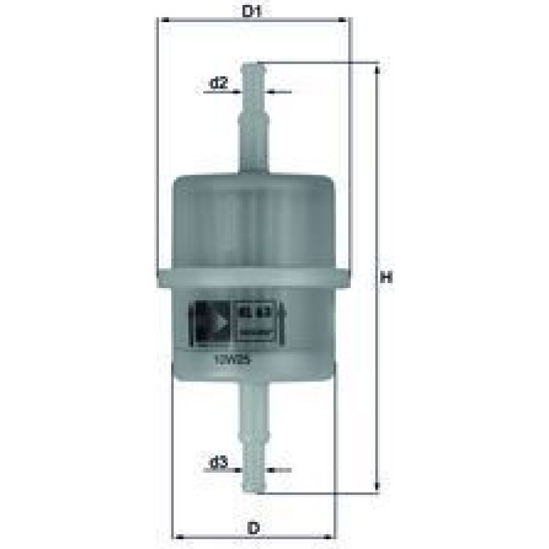 MAHLE Kraftstofffilter KL 63 OF MAHLE Kraftstofffilter KL 63 OF