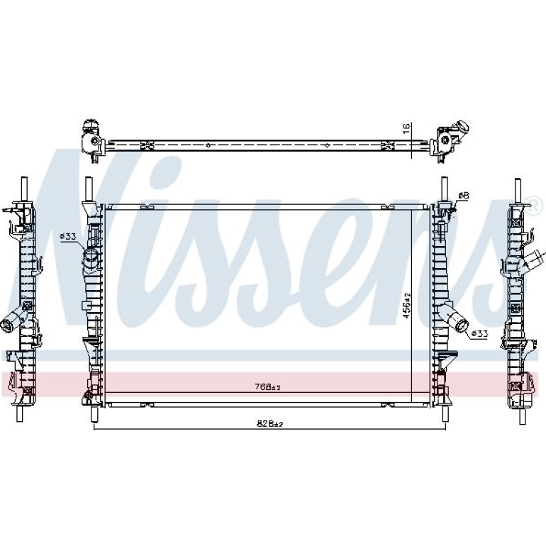 Wasserkühler PKW 66861 Wasserkühler PKW 66861
