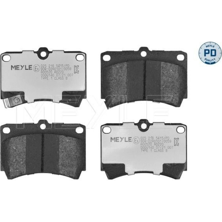 Bremsbelagsatz Mazda S. 323 89 025 216 5415/PD Bremsbelagsatz Mazda S. 323 89 025 216 5415/PD