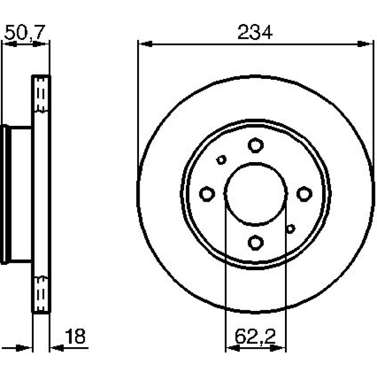 Bremsscheibe VA 0 986 479 264 Bremsscheibe VA 0 986 479 264