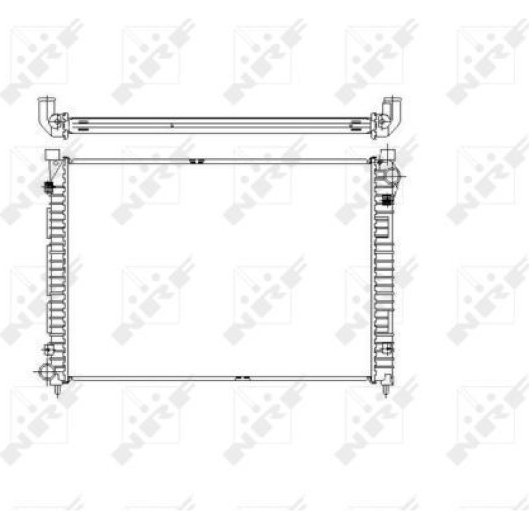 Kühler, Motorkühlung 55444 Kühler, Motorkühlung 55444