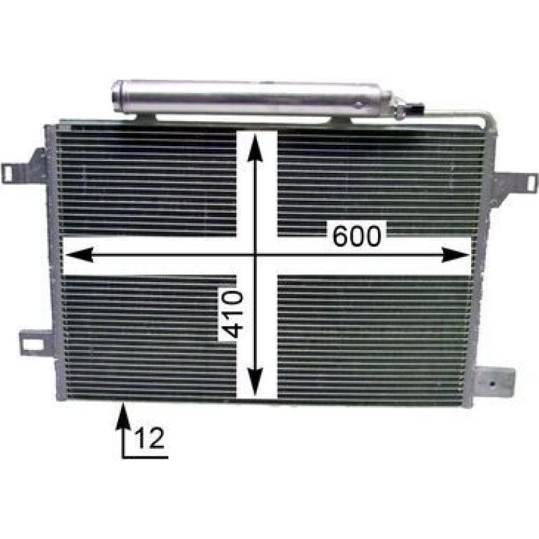 Kondensator, Klimaanlage AC 369 000P Kondensator, Klimaanlage AC 369 000P