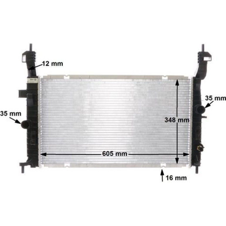 Kühler, Motorkühlung CR 2120 000S Kühler, Motorkühlung CR 2120 000S