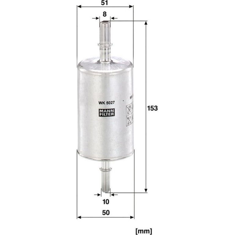 M&H Kraftstofffilter WK 5027 M&H Kraftstofffilter WK 5027