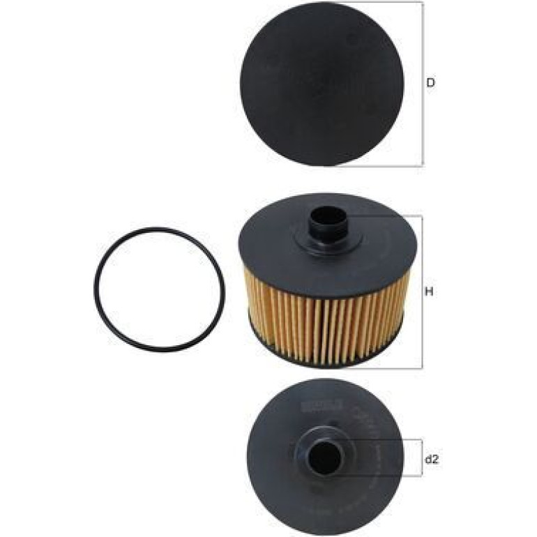 MAHLE Ölfilter OX 968D MAHLE Ölfilter OX 968D