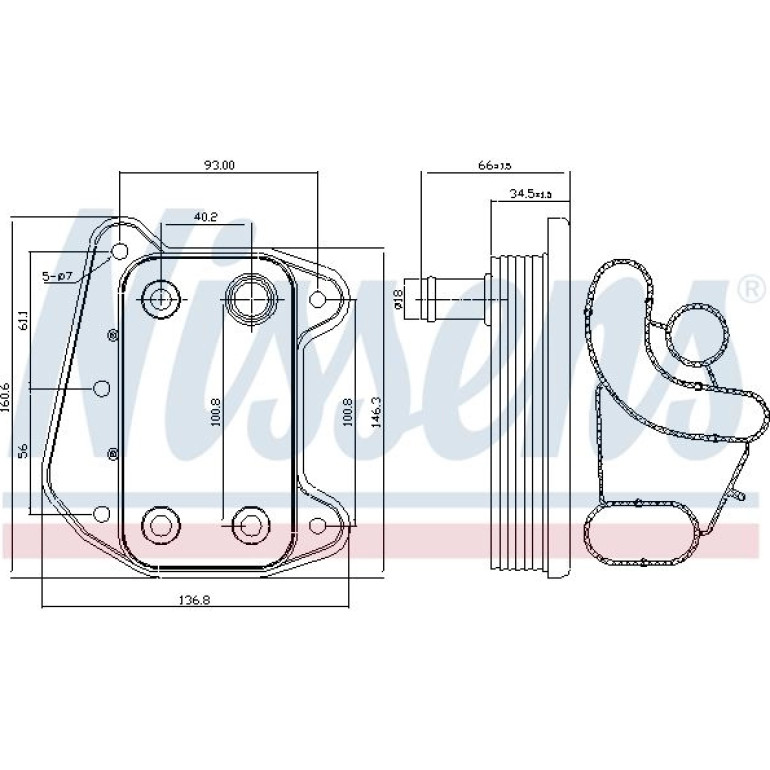 Ölkühler PKW 90622 Ölkühler PKW 90622