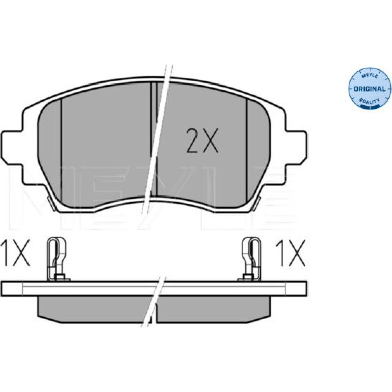 Bremsbelagsatz Toyota P. Corolla 98- Mit Sensor 025 230 8818/W Bremsbelagsatz Toyota P. Corolla 98- Mit Sensor 025 230 8818/W