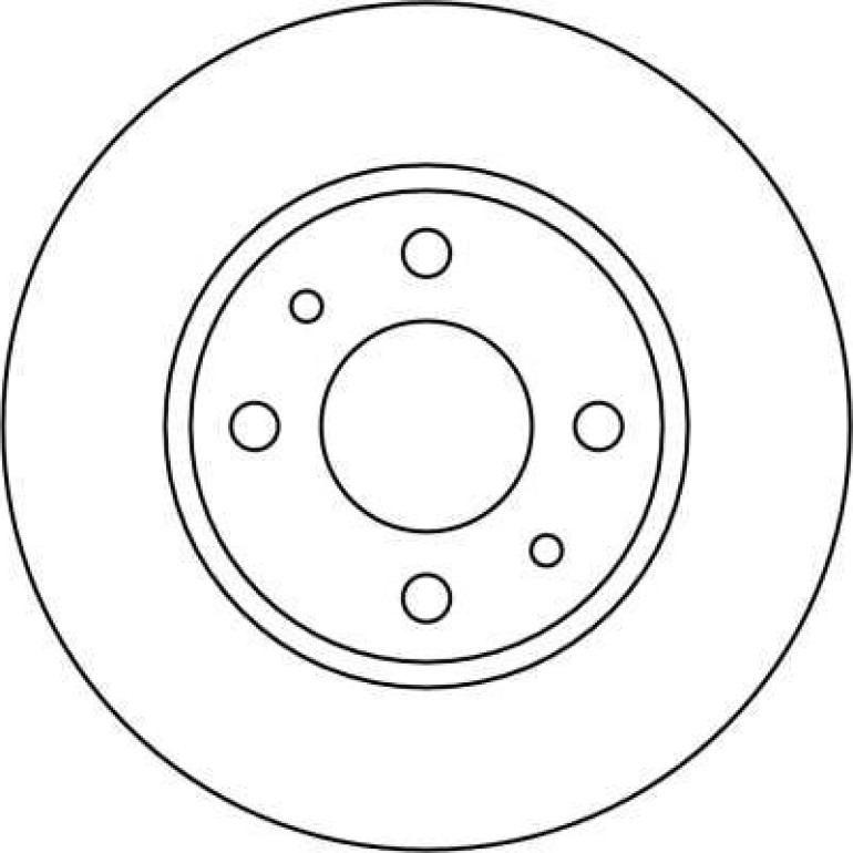 TRW Bremsscheibe DF1740 TRW Bremsscheibe DF1740