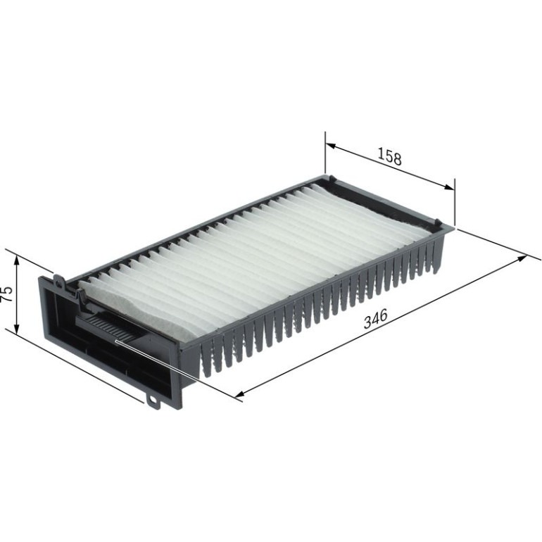 Bosch Innenraumfilter 1987432198 Bosch Innenraumfilter 1987432198