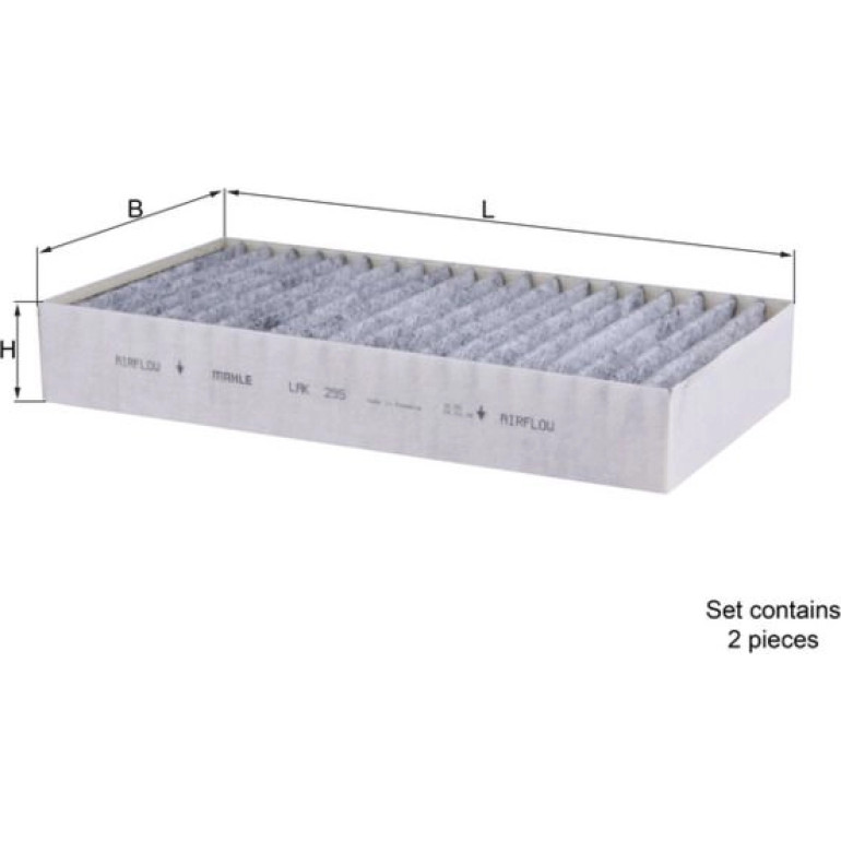 MAHLE Filter, Innenraumluft LAK 295/S MAHLE Filter, Innenraumluft LAK 295/S