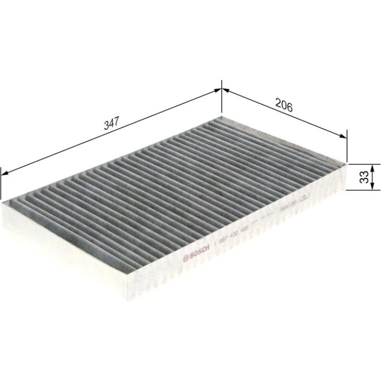 Aktivkohlefilter 1987432495 Aktivkohlefilter 1987432495