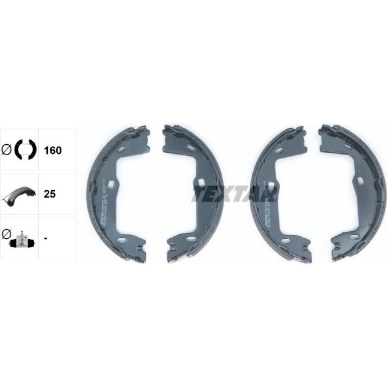 Handbremsbacken Opel Omega Aib 91018400 Handbremsbacken Opel Omega Aib 91018400