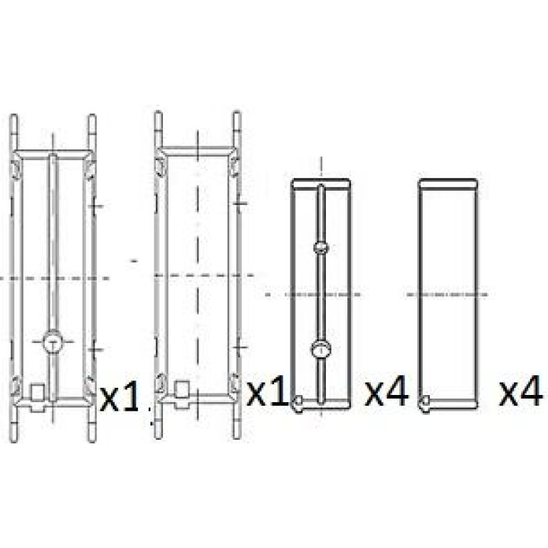 FAI AutoParts Kurbelwellenlager BM1068-STD FAI AutoParts Kurbelwellenlager BM1068-STD