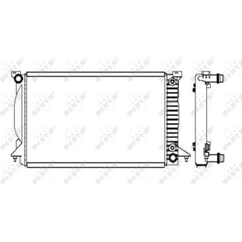 Kühler, Motorkühlung 50544 Kühler, Motorkühlung 50544