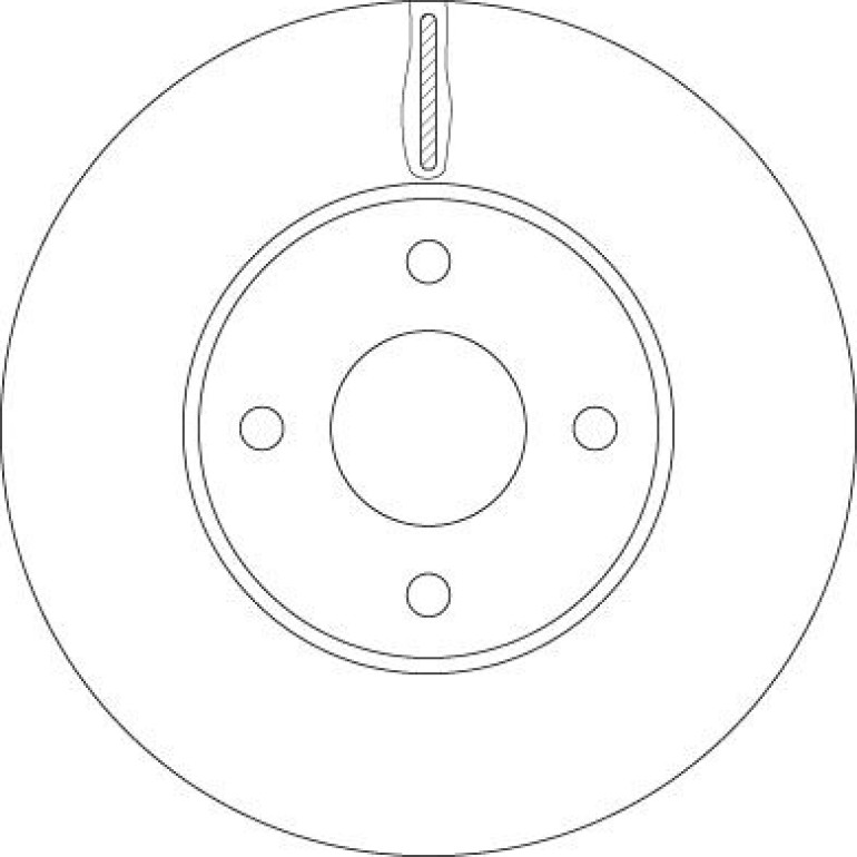 51 481 070 Bremsscheibe VA DF6520 51 481 070 Bremsscheibe VA DF6520