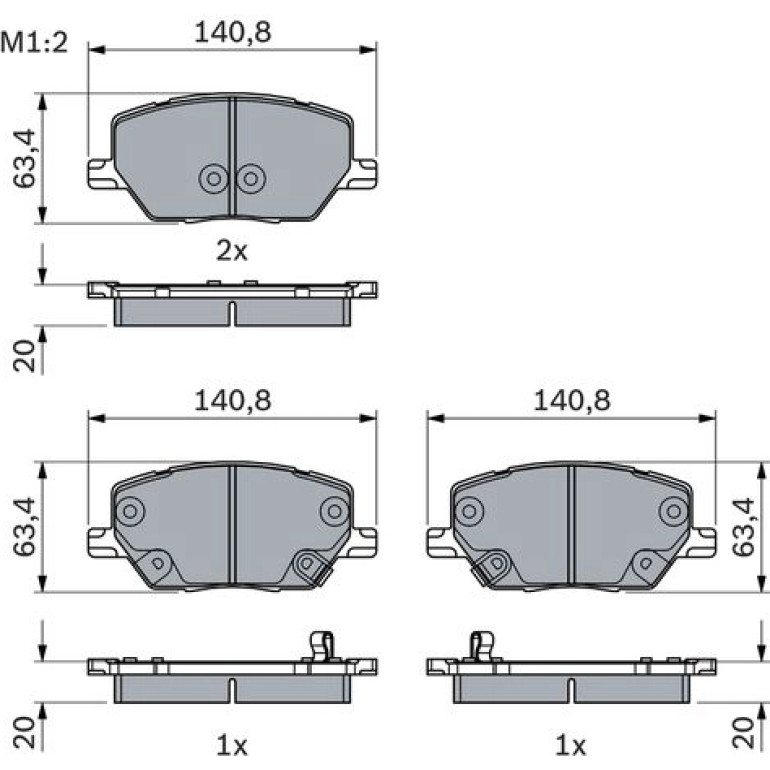 Bremsbelag 0 986 494 941 Bremsbelag 0 986 494 941