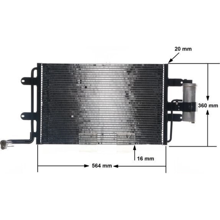 Kondensator, Klimaanlage AC 180 000S Kondensator, Klimaanlage AC 180 000S