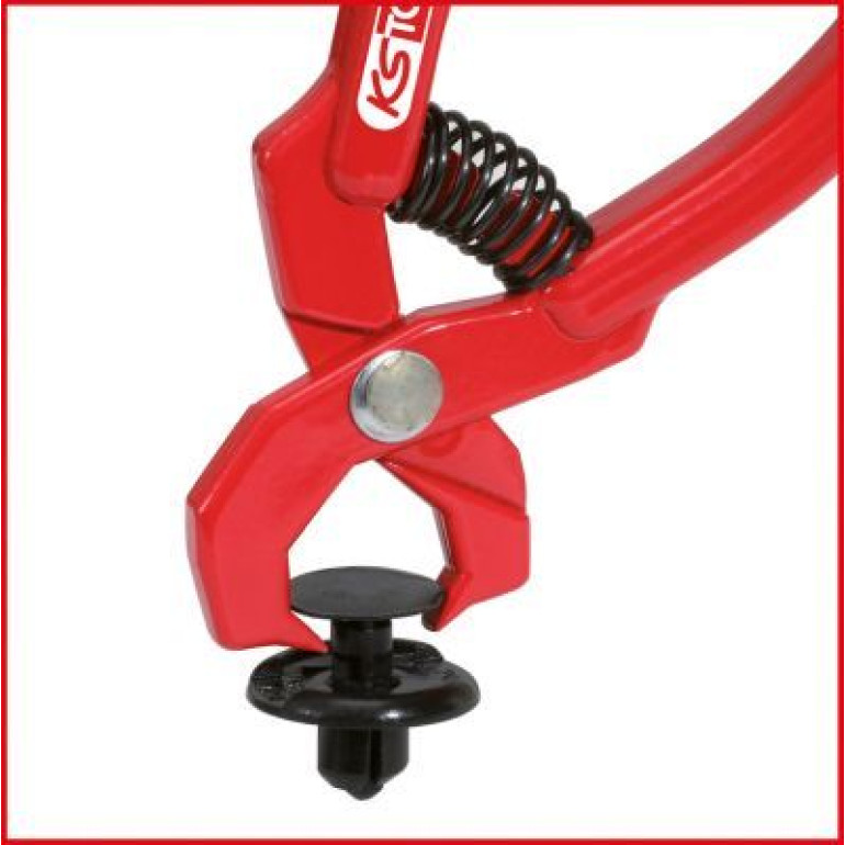 KS TOOLS Nietlösezange, rot, gebogen, 100 mm 115.1097 KS TOOLS Nietlösezange, rot, gebogen, 100 mm 115.1097