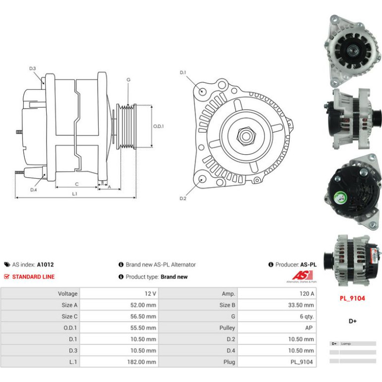 Generator A1012 Generator A1012