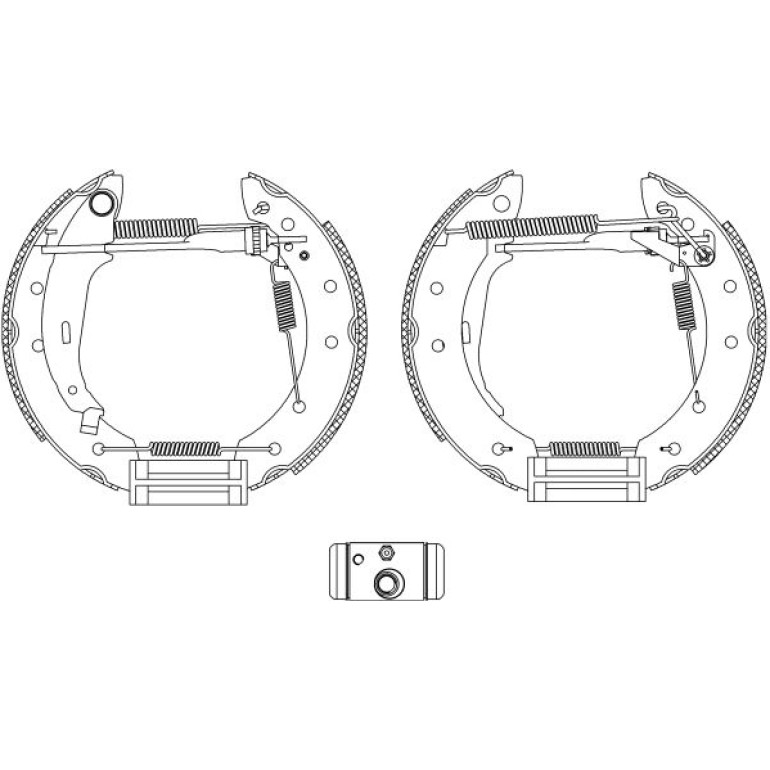 Satz Bremsbacken Renault Laguna 84048006 Satz Bremsbacken Renault Laguna 84048006