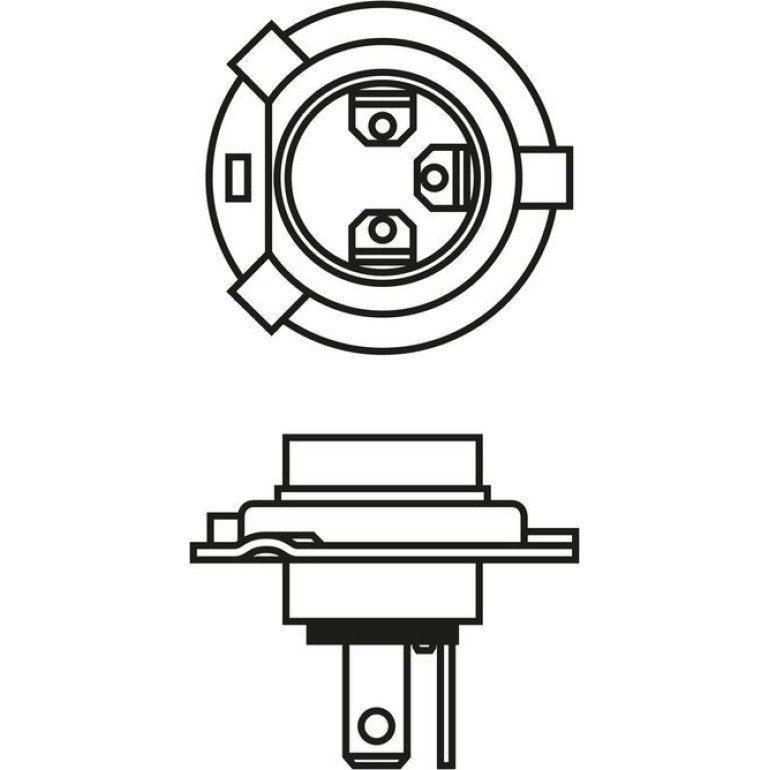 H4 12V 60/55W PLUS 60 1987302049 H4 12V 60/55W PLUS 60 1987302049