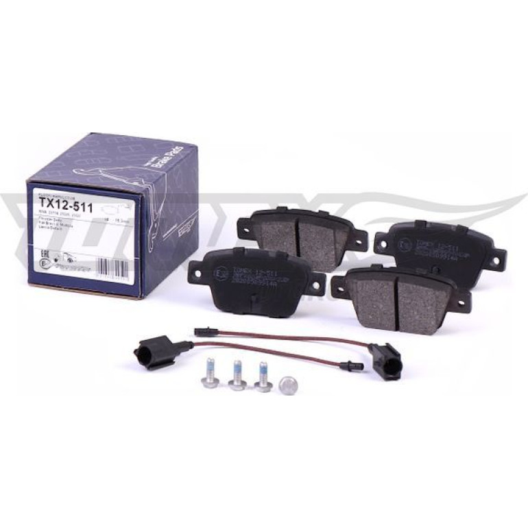 TOMEX brakes Bremsbelagsatz, Scheibenbremse TX 12-511 TOMEX brakes Bremsbelagsatz, Scheibenbremse TX 12-511