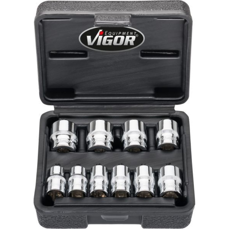 VIGOR Steckschlüsselsatz V7538/10 VIGOR Steckschlüsselsatz V7538/10