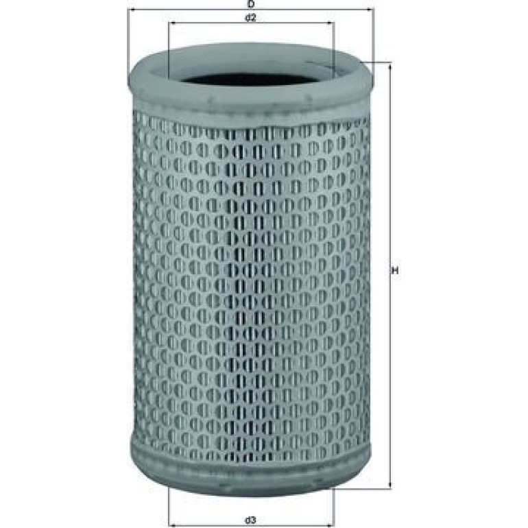 MAHLE Luftfilter LX 646/1 MAHLE Luftfilter LX 646/1