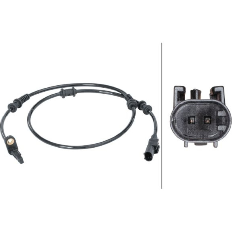 HELLA Sensor, Raddrehzahl 6PU 012 679-871 HELLA Sensor, Raddrehzahl 6PU 012 679-871