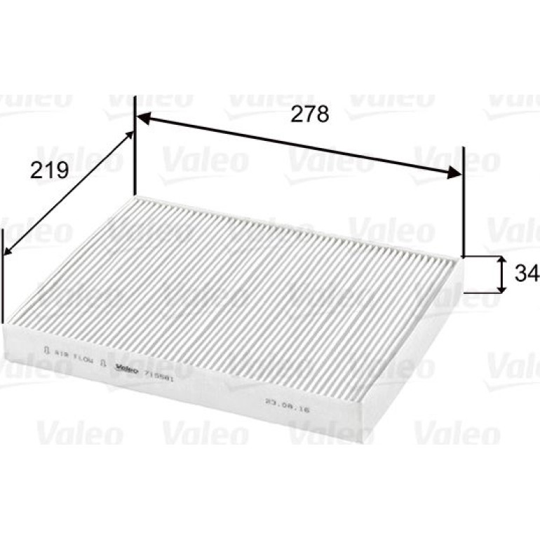 VALEO Innenraumfilter 715581 VALEO Innenraumfilter 715581