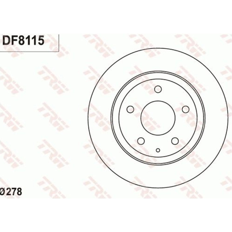 83 482 046 Bremsscheibe HA DF8115