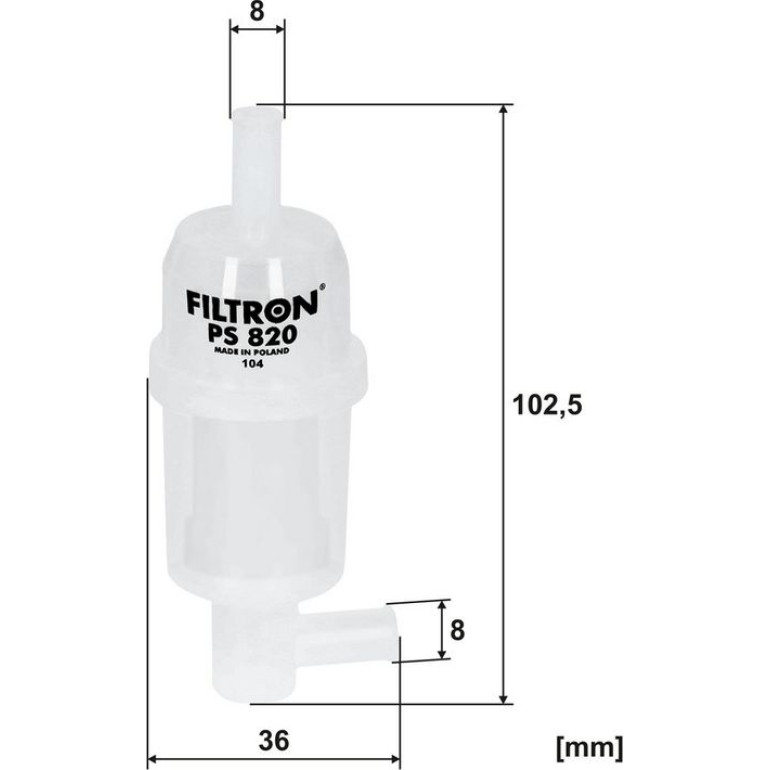 FILTRON Kraftstofffilter PS 820 FILTRON Kraftstofffilter PS 820