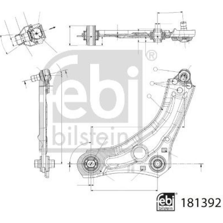 Querlenker VA li 181392