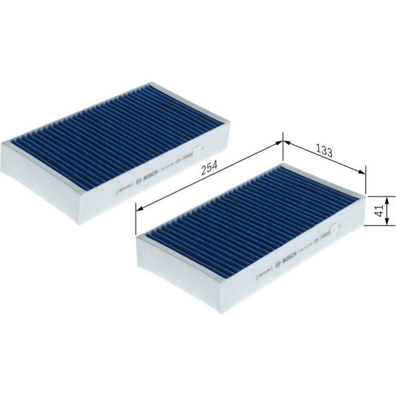Bosch Aktivkohleinnenraumfilter 0 986 628 660 Bosch Aktivkohleinnenraumfilter 0 986 628 660