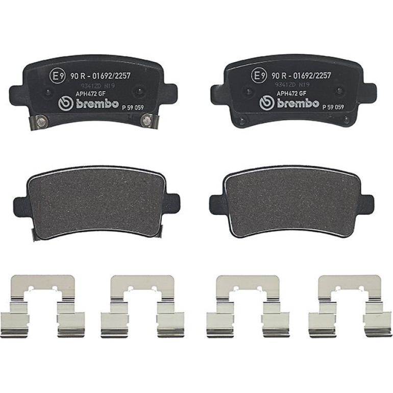 BREMBO Bremsklötze HA P 59 059 BREMBO Bremsklötze HA P 59 059