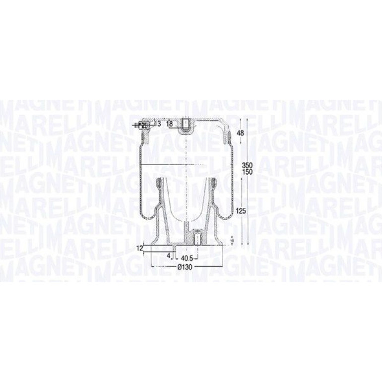Luftfeder - Federung/Dämpfung Iveco 030607020185 Luftfeder - Federung/Dämpfung Iveco 030607020185