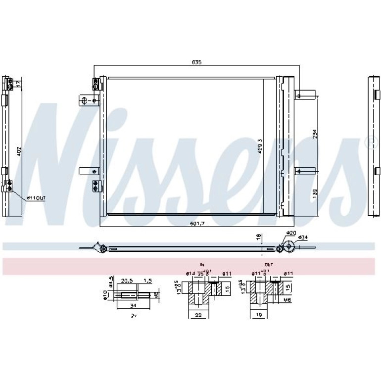 Kondensator PKW 941253 Kondensator PKW 941253