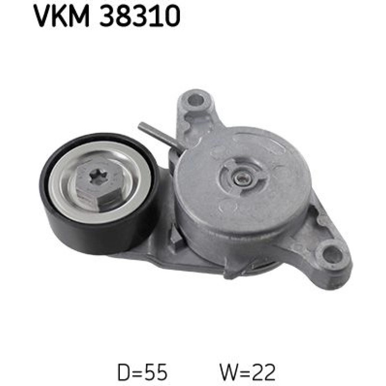 Multi-V-Spannrolle VKM 38310
