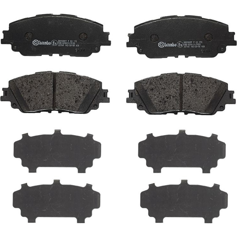 BREMBO Bremsklötze VA P 83 172 BREMBO Bremsklötze VA P 83 172