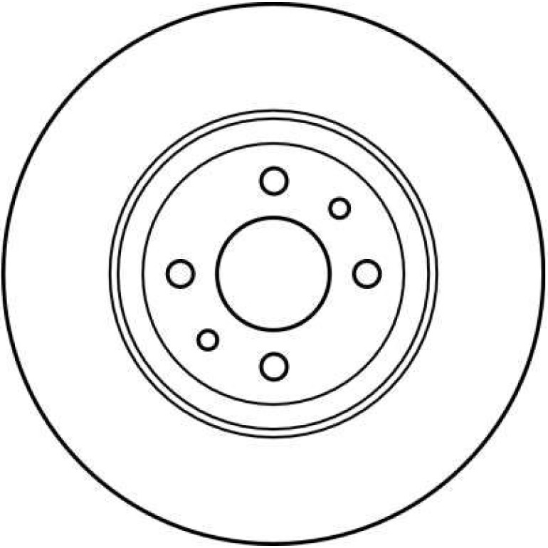 Bremsscheibe Fiat P. Stilo/Mare ( Brembo ) DF2566 Bremsscheibe Fiat P. Stilo/Mare ( Brembo ) DF2566