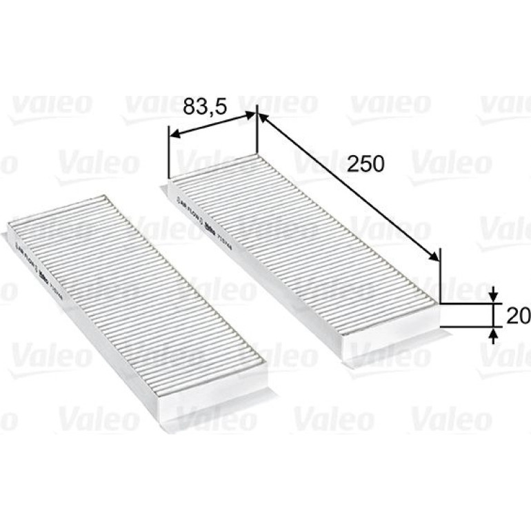 VALEO Innenraumfilter 715748 VALEO Innenraumfilter 715748