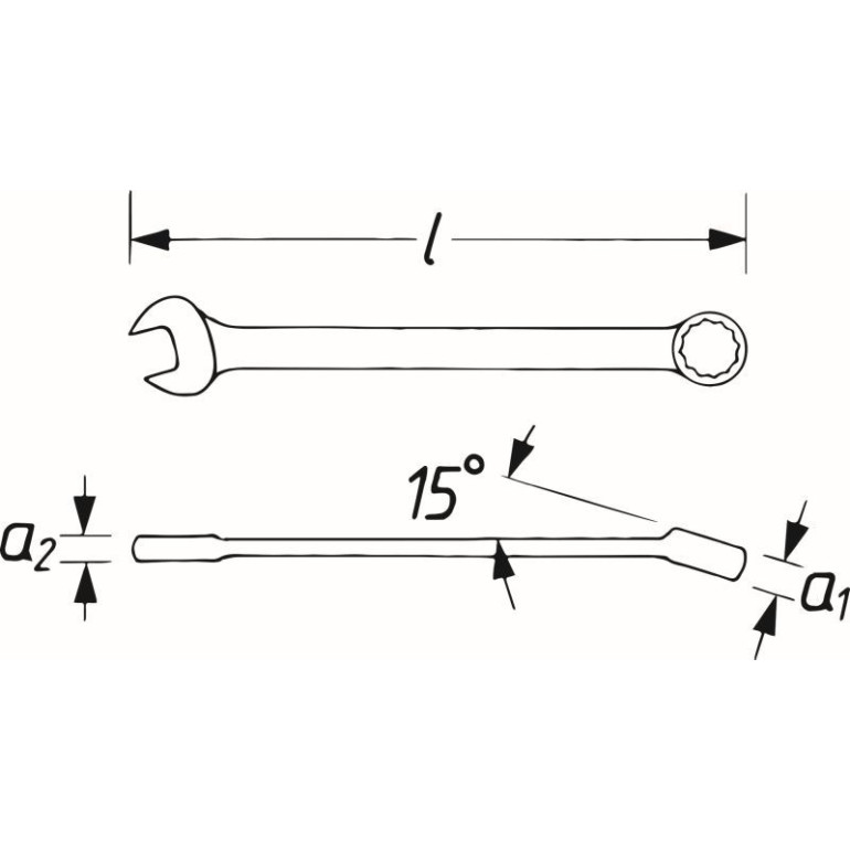 VIGOR Ring-/Gabelschlüssel V4473N-14 VIGOR Ring-/Gabelschlüssel V4473N-14